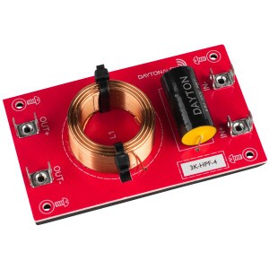 Dayton Audio 3k-HPF-4 High Pass Speaker Crossover 3,000 Hz 12 dB/Octave
